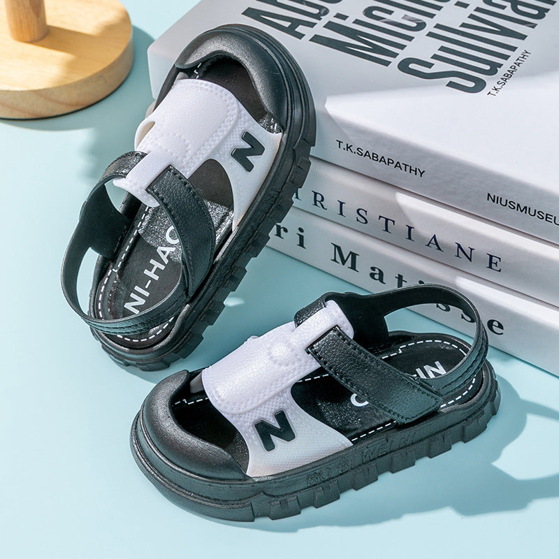 New Children's Sandals Summer Girls Boys Bathroom Home Non-slip Soft Bottom Cartoon Baby Sandals Sandals