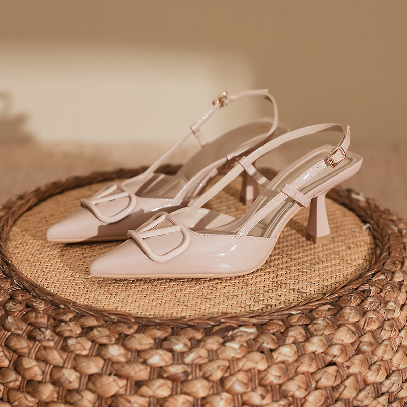 Grape Mom High Heels Women's Stiletto High-End Fashion Shoes Women's Sandals Women's Fashion Women's Shoes 2025 Spring and Summer