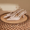 Grape Mom High Heels Women's Stiletto High-End Fashion Shoes Women's Sandals Women's Fashion Women's Shoes 2025 Spring and Summer