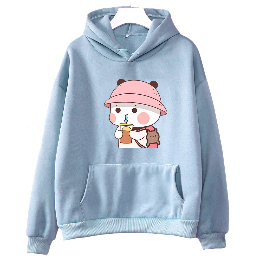 Bubu and Dudu Cute Cartoon Hoodies Graphic Sweatshirts Winter