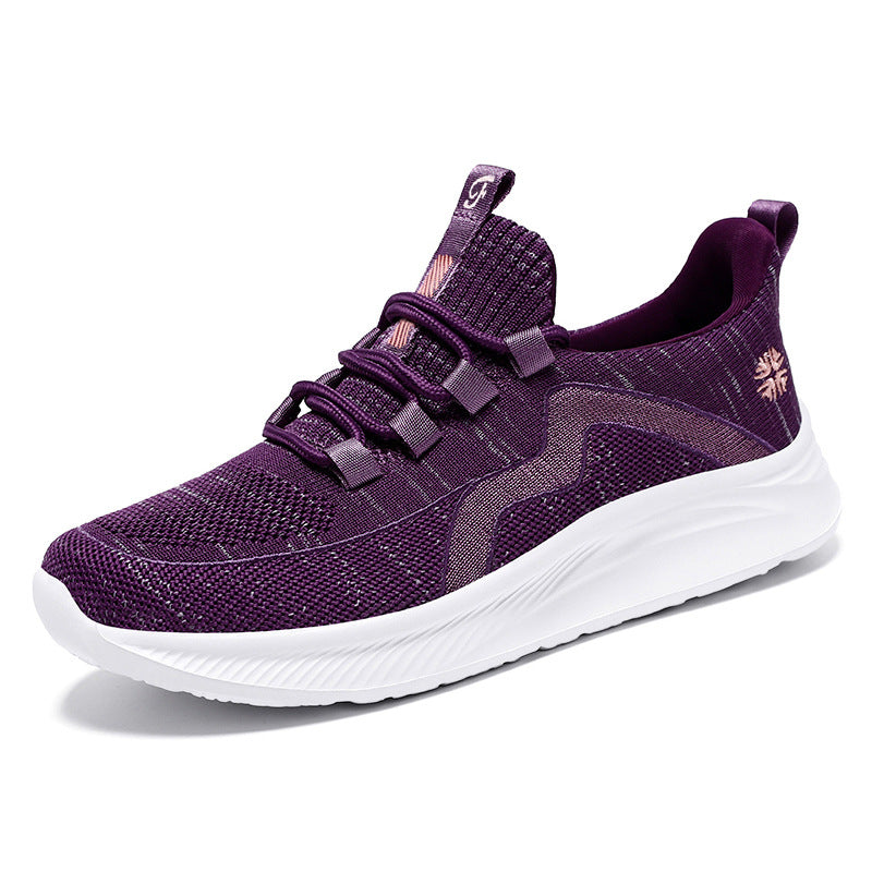 Women's Shoes 2026 Spring Casual Shoes Women's Shoes Comfortable Versatile Mom Shoes Breathable Sports Versatile Women's Flats