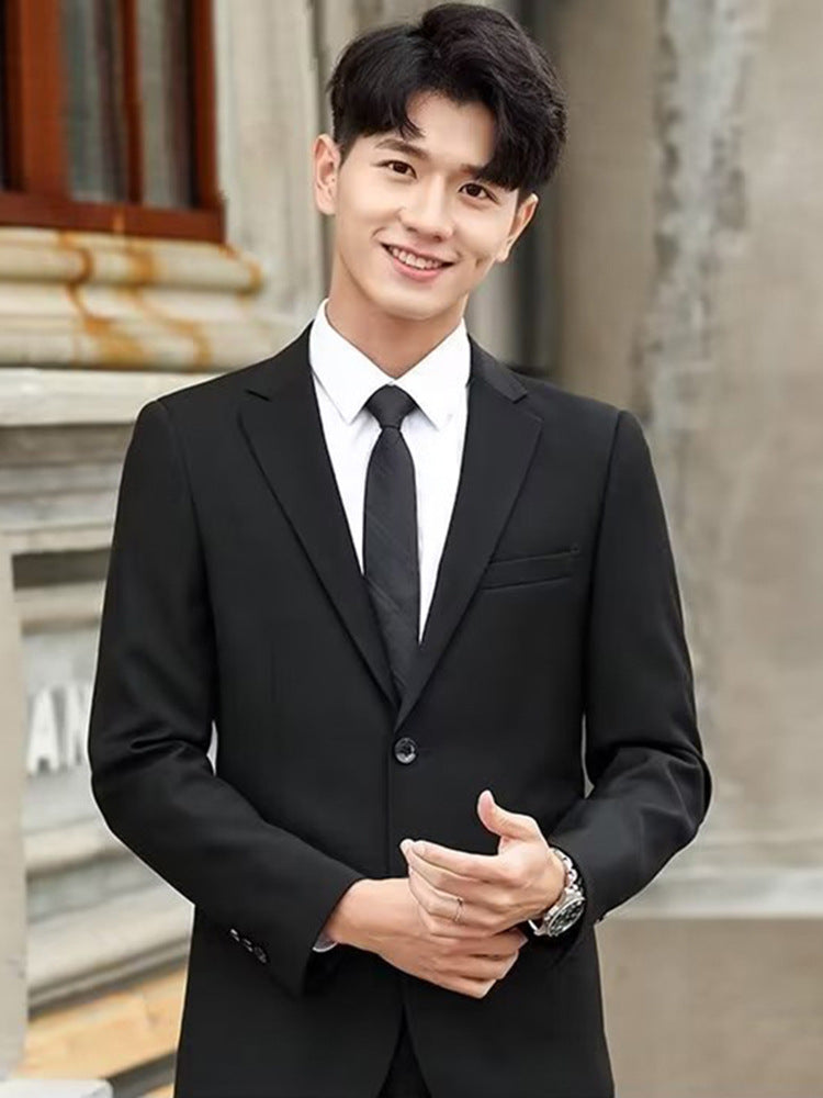 High-End Student Suits, Men's Business Slim Formal Wear, Work Interviews, Professional Suits, Groom's Wedding Dresses