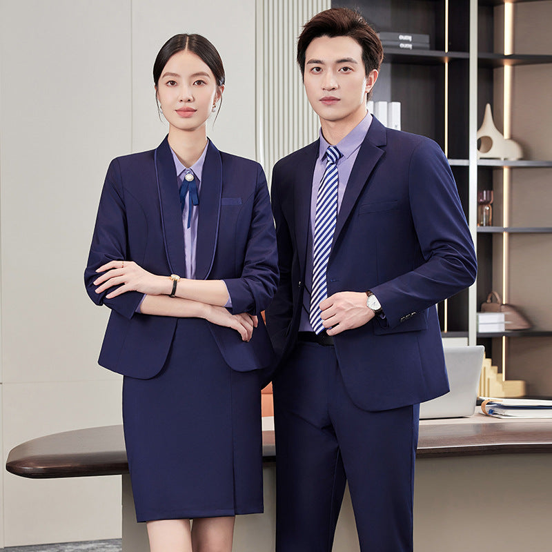 Professional Vest Suit Suit Female Property Jewelry Hotel Ktv Front Desk Receptionist Beautician Work Clothes