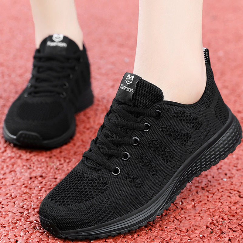 Summer Brand Sports Shoes for Women, Running Shoes, Mesh Breathable Lightweight Travel Shoes, Student Women's Soft-Soled Casual Shoes for Women