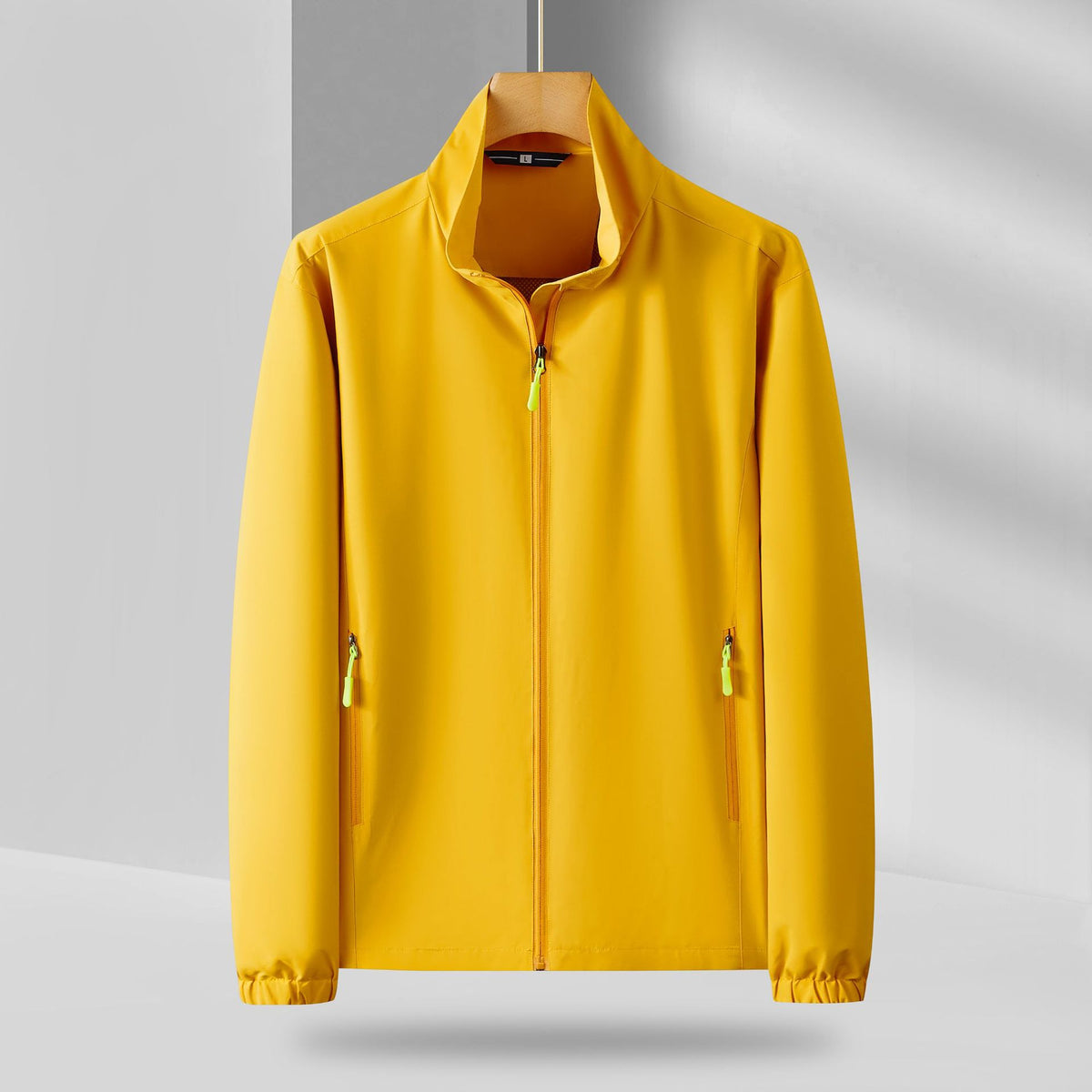 2025 Autumn/Winter 7788 Style Outdoor Loose-Fitting 160g Stand-Up Collar Zip-Up Jacket Windbreaker Business Workwear
