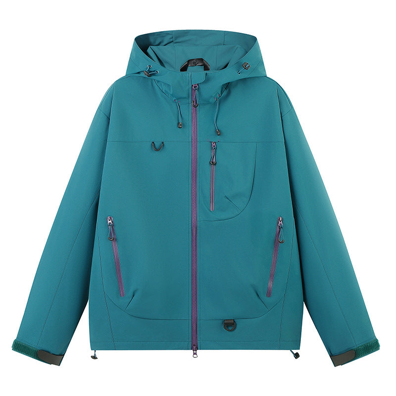 Outdoor Jacket Windproof and Waterproof Spring and Autum Sports Jacket 2025 Spring Popular Soft Shell Jacket for Men and Women Couples