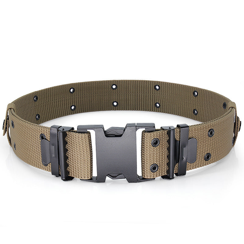 5.5cm Men's Nylon Training Belt Canvas Woven Tactical Waist Cover Multi-functional American-style s Outer Belt Men's Belt