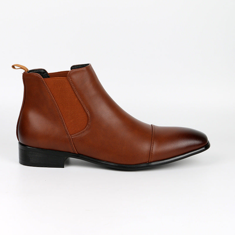 Cross Border plus size Men's Shoes Retro Chelsea Men's Boots Amazon Independent Station