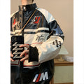 American Style Jacket Coat Men's/ Women's Spring and Autumn Street Aviator Biker Suit hiphop Trendy Brand Loose plus size Plutton Handsome Top