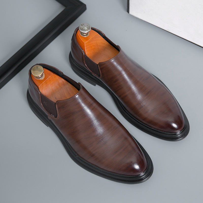 Men's shoes cross-border plus size new loafers fashion men's business formal leather shoes trend set foot loafers wholesale