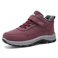 Men's Winter New Cotton Shoes for Middle-Aged and Elderly Men and Women, Large Size Cotton Boots with Velvet and Thickened Outdoor Sports Snow Boots
