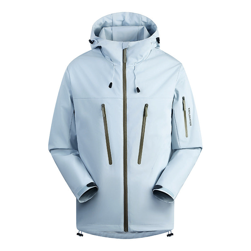 Niaojia Outdoor Jacket, Year of the Dragon Limited Waterproof and Windproof Men's and Women's Trendyy Jacket with Heat-Sealed Rubber