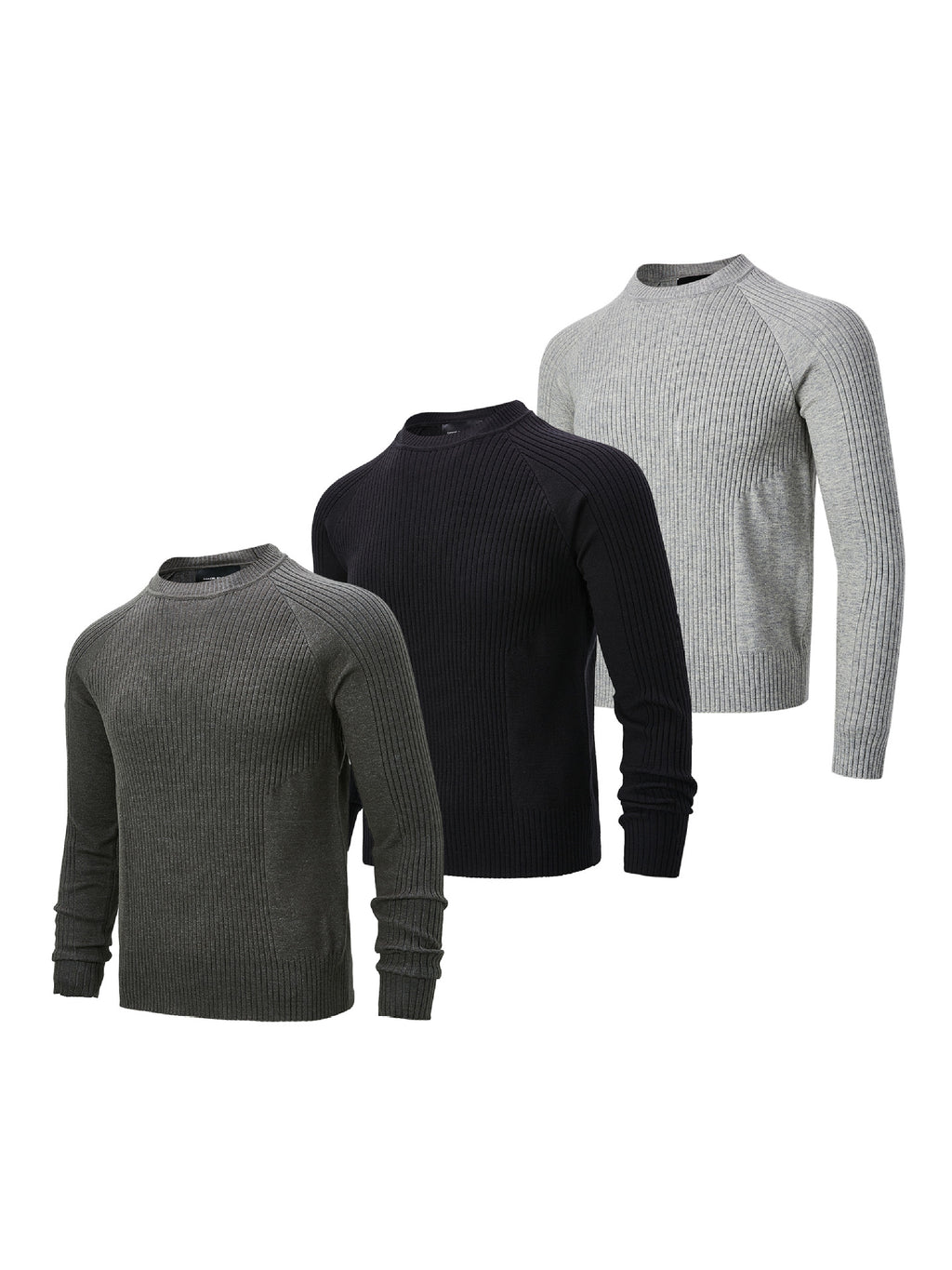 MADEEXTREME Spring/Summer Pit Knitted Slim-Fit Cut Slack Crewneck Knitted Sweater Base Sweater for Men and Women