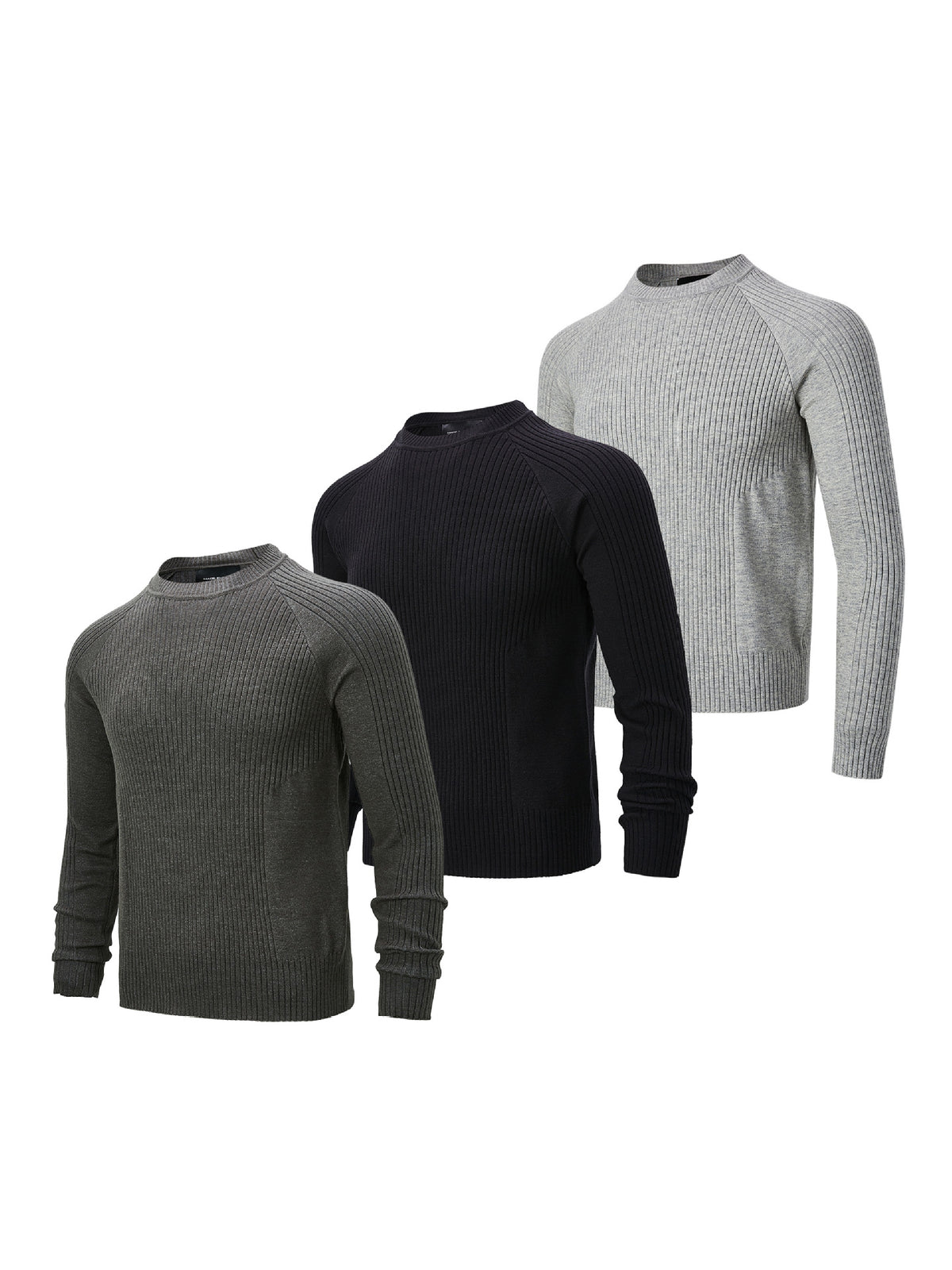 MADEEXTREME Spring/Summer Pit Knitted Slim-Fit Cut Slack Crewneck Knitted Sweater Base Sweater for Men and Women
