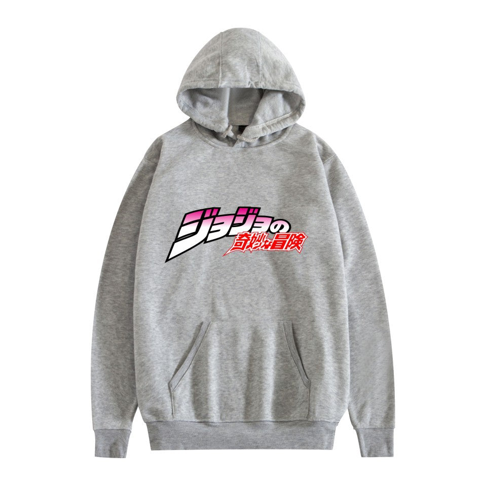 New Hot Hoodie JOJO's Wonderful Adventure Popular Printed Casual Men's and Women's Cross-border Trendy Sweater