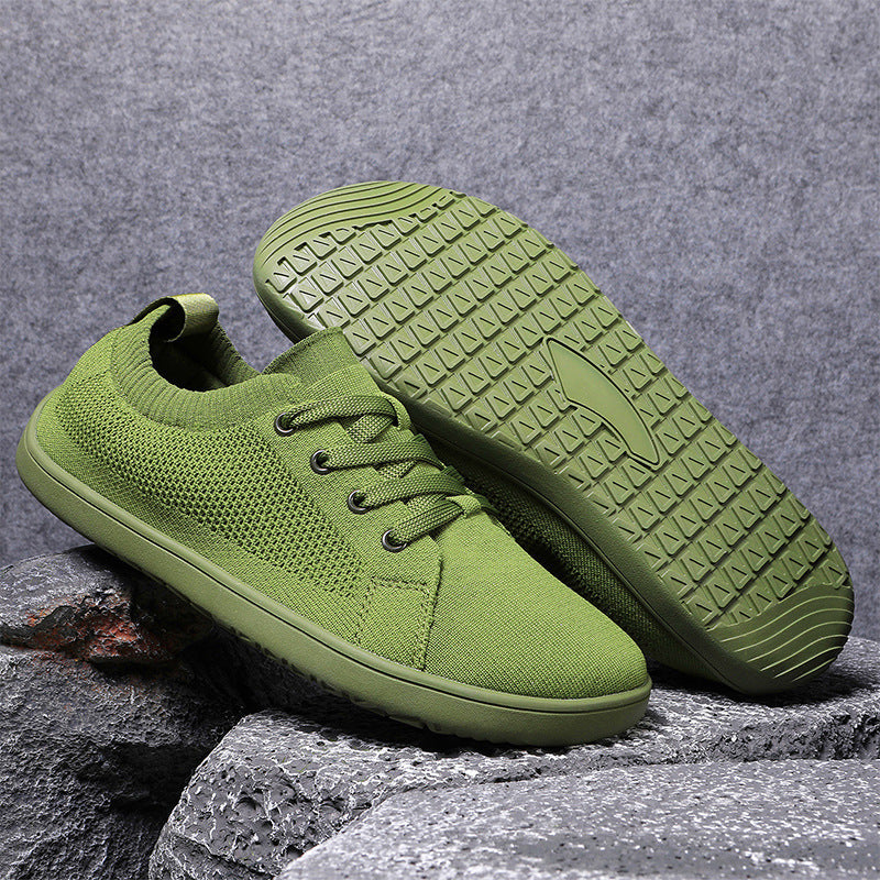 Cross-Border Large Size Men's Casual Breathable Barefoot Wide-Toe Shoes for Couples Outdoor Cycling and Running Lightweight Sports Shoes Wholesale