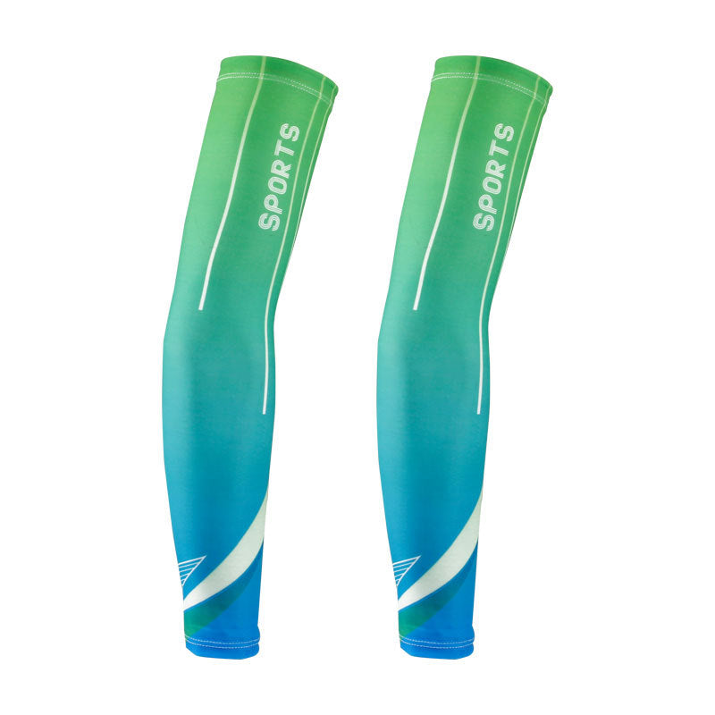 Ice Silk Thin Summer Sports Sun Protection Ice Sleeves Men's Sleeves Anti-Uv Outdoor Cycling and Driving Arm Sleeves