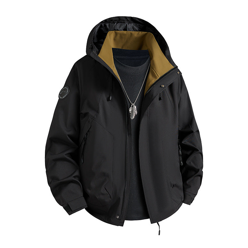 Printed Custom-Made Jackets, Outdoor Three-In-One Jackets for Men and Women, Travel Outdoor Three-Proof Printable High-Quality Jackets