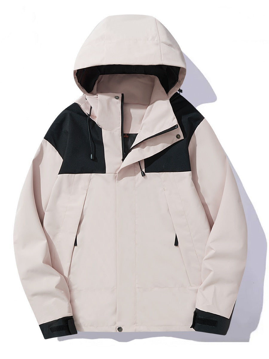 Jacket men's spring and autumn jacket men's and women's outdoor leisure sports windproof waterproof couple windbreaker Mountaineering