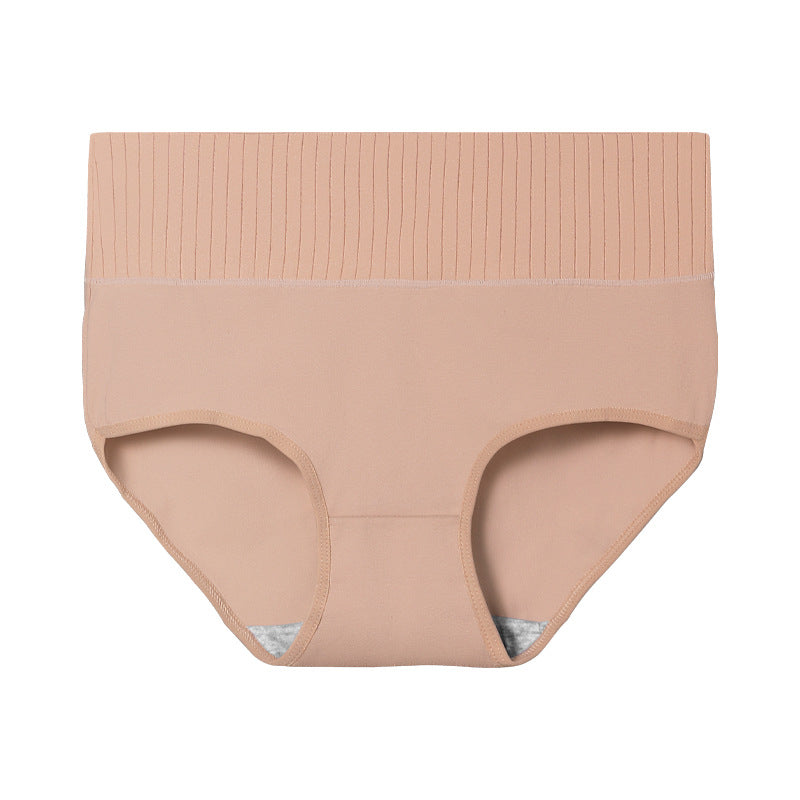 Women's Pure Cotton Briefs Summer Thin Underwear Women's High Waist Seamless Breathable Girl's Pure Cotton Short Underwear