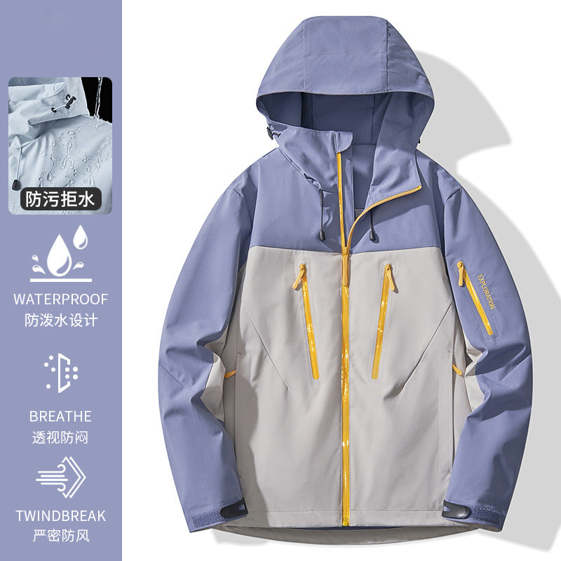 Woodpecker Jacket Girls New Autumn Three-In-One Outdoor Waterproof Small and Beautiful Sports Windproof Jacket