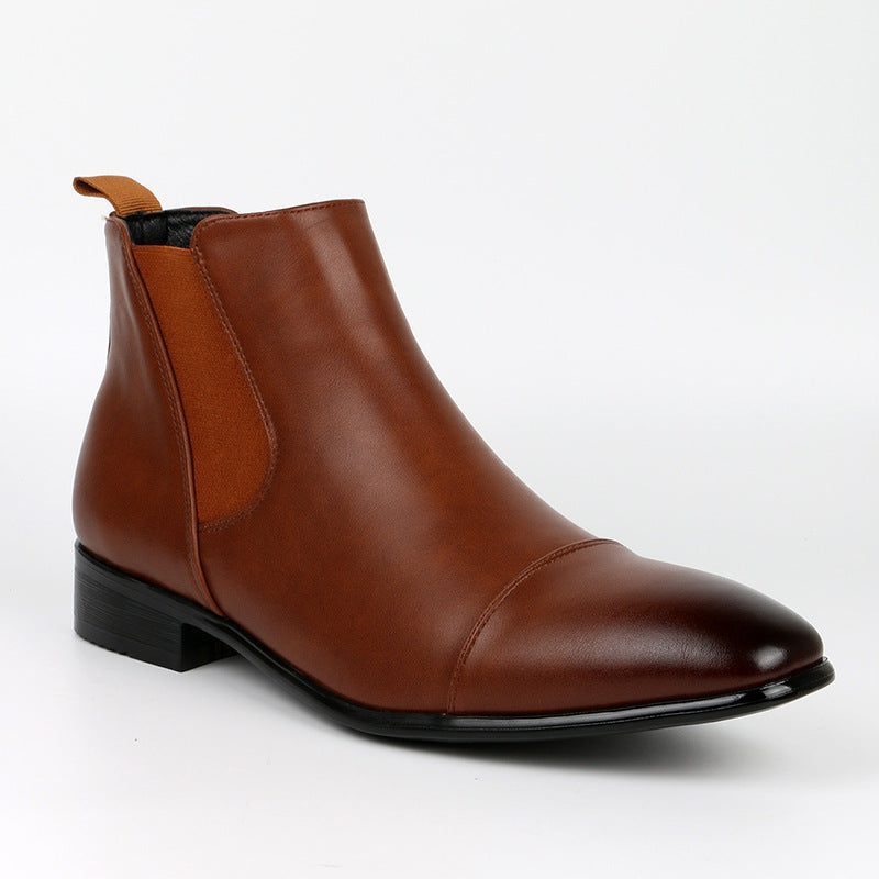Cross Border plus size Men's Shoes Retro Chelsea Men's Boots Amazon Independent Station