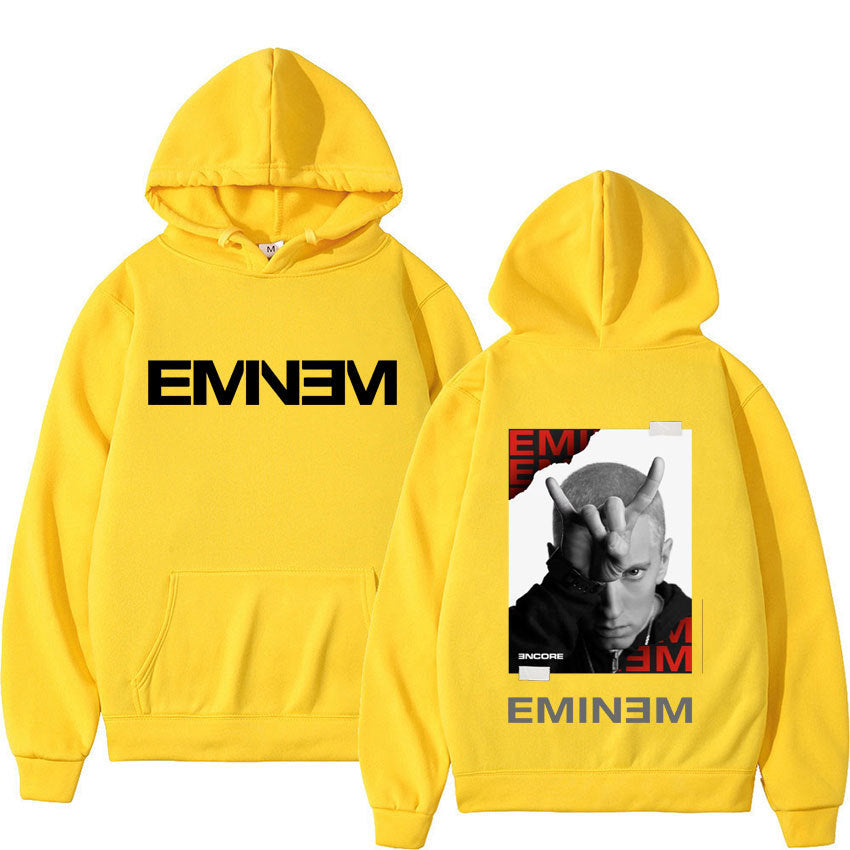 Rapper Eminem Music Album Hoodies World Tour Graphic Hoodie