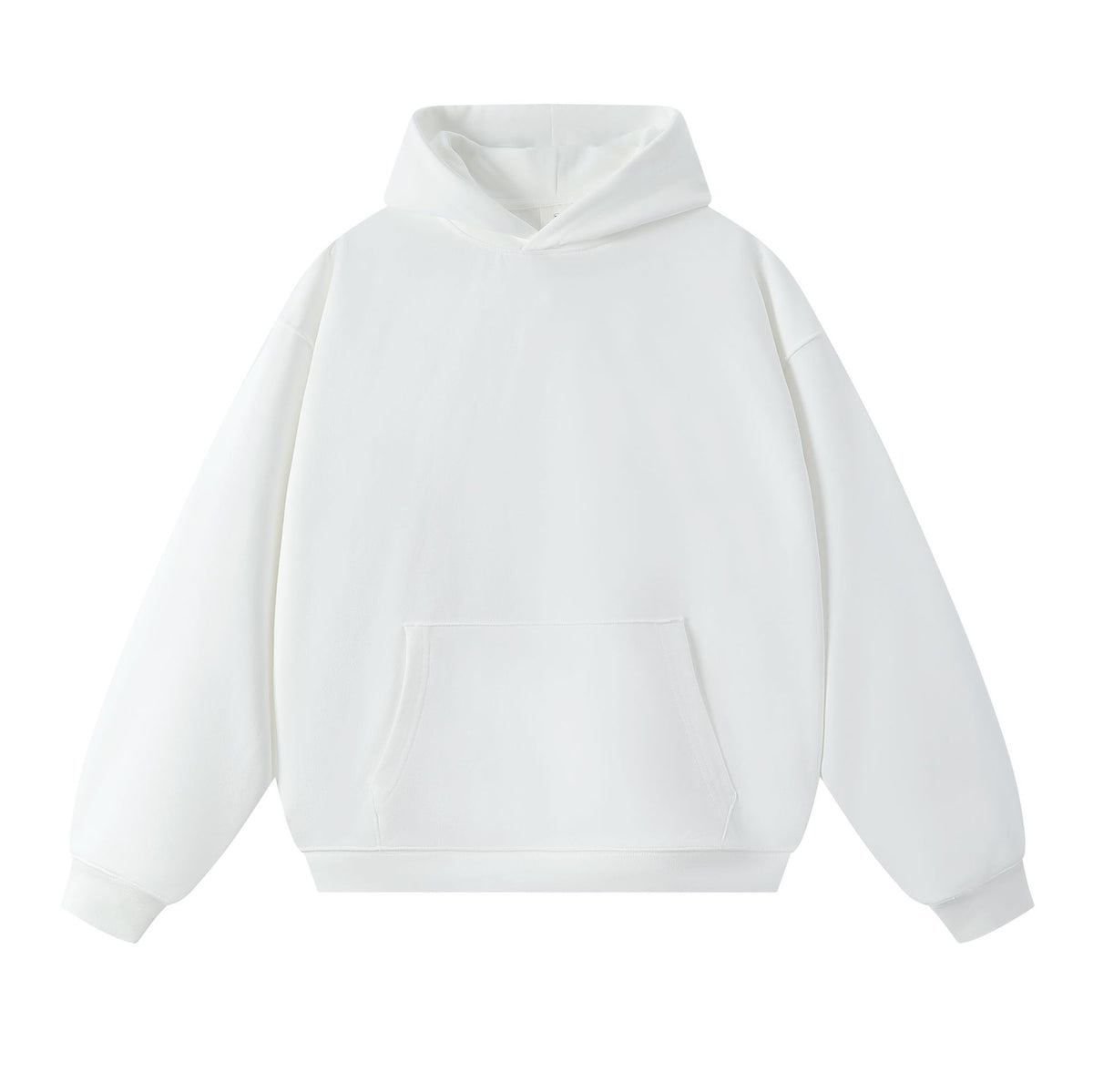 Sweatshirt 380g Terry Spring and Autumn American Style Thin Drop Shoulder Loose Fit Solid Color Hoodie for Men Trendy Versatile