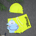 New Boys' Swimming Trunks Cute Cartoon Hot Spring Boxer Children's Swimming Trunks Children's Baby Swimming Pool Swimwear Quick-Drying