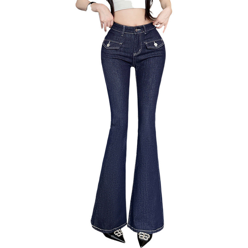 Women's Spring Retro Slim-Fit Slimming All-Match Trousers