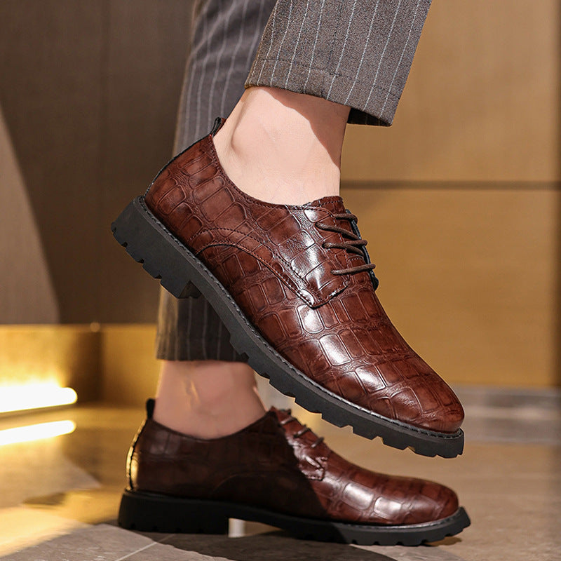 Cross-border leather shoes men's business men's shoes autumn and winter shoes British style casual men's formal shoes Amazon shoes wholesale