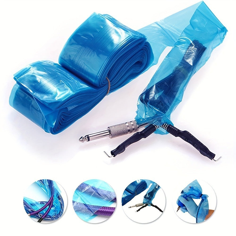 Tattoo Equipment, Tattoo Machine Hook Line Protection Bag, Disposable Tattoo Hook Line Cleaning Bag, Beauty Tools