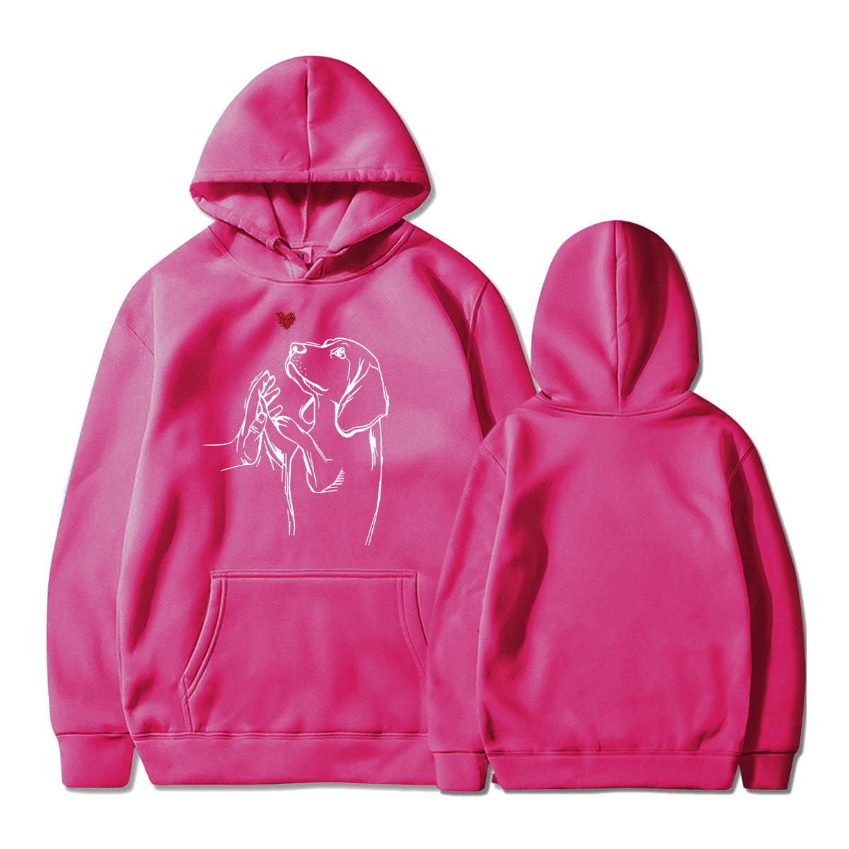 2024 Men's and Women's New Women's Printed Long Sleeve Hoodie Sweatshirt