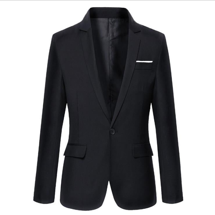 Foreign Trade Men's Suit One-Piece Top Casual Business Dress Professional Wear Men's Slim-Fit Small Suit Single Western Jacket Men's