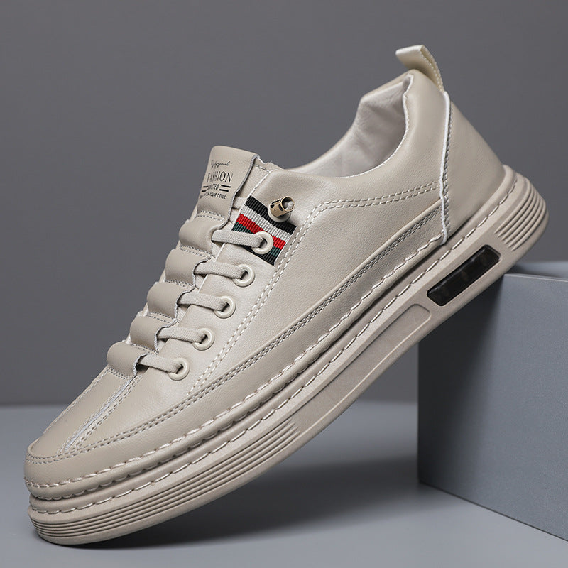 Shoes for Men 2025 New Popular Men's Shoes Trbottomyy Versatile Casual Shoes Men's Leather Soft Sole Business Sneakers Men's Leather Shoes
