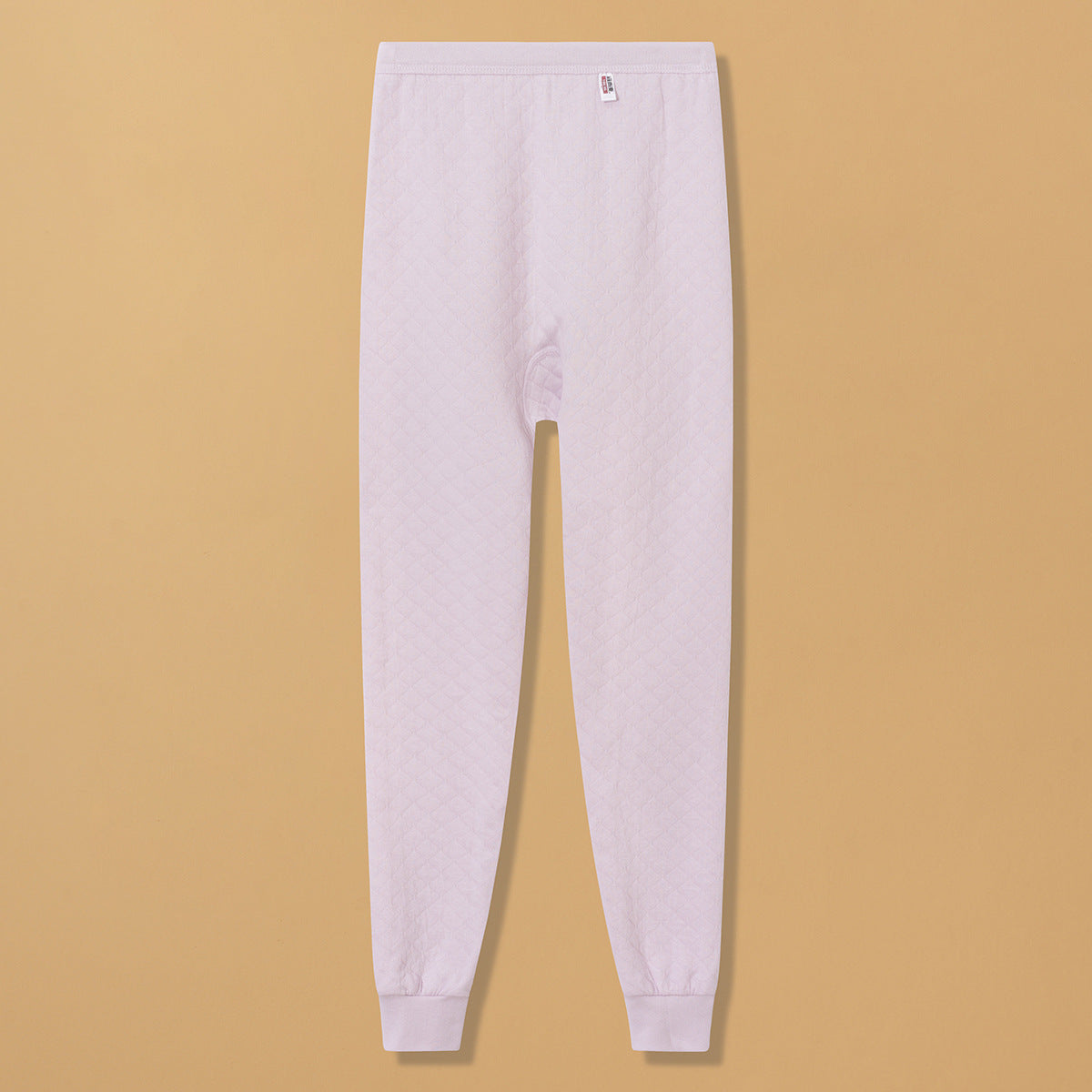 Yiershuang Men's and Women's Warm Cotton Single-piece Three-layer Round Neck Long-sleeved Shirt Trousers Air Cotton Thermal Underwear Thickened