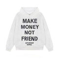 American Street Letter Printed Hooded Sweater Men's and Women's National Fashion High Street Casual All-Match Autumn High Street Hoodie Top
