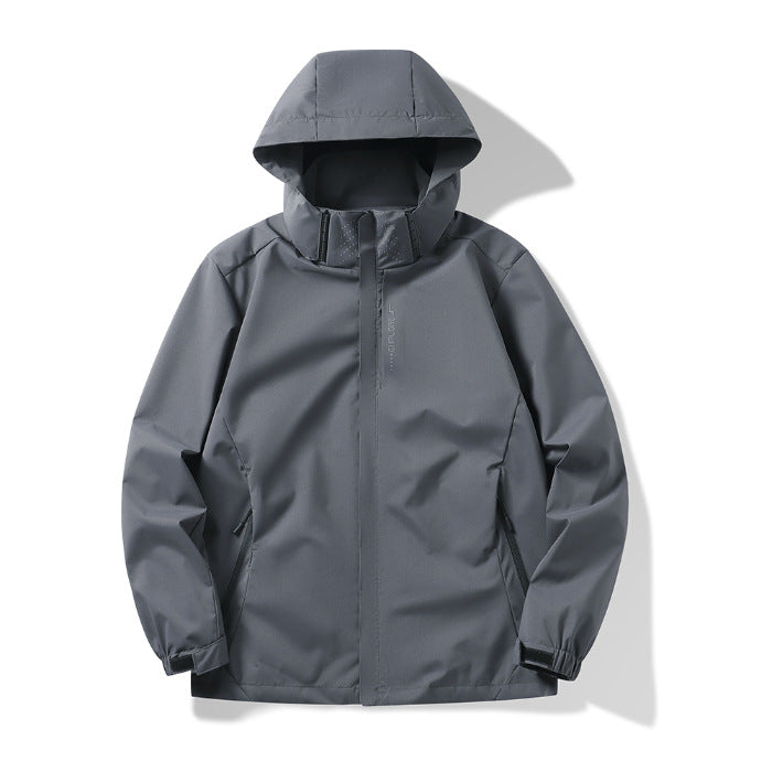 Jackets for Men and Women, Versatile Jackets for Couples, Windproof, Waterproof and Windproof, Removable Outdoor Mountaineering Jackets with Logo