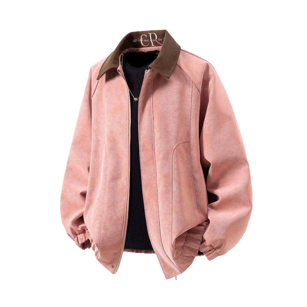 2025 Autumn New Men's Jackets Trendy Large Size Embroidered Leather Jackets Loose Lapel Leather Jackets Fashion Jackets for Men
