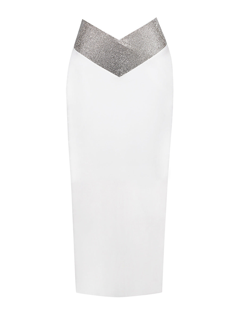 European and American Cross-Border Skirts for Women, High-Waisted Knee-Length Elastic One-Step Skirts, Knitted Hip-Hugging Skirts, Slim Bandage Skirts