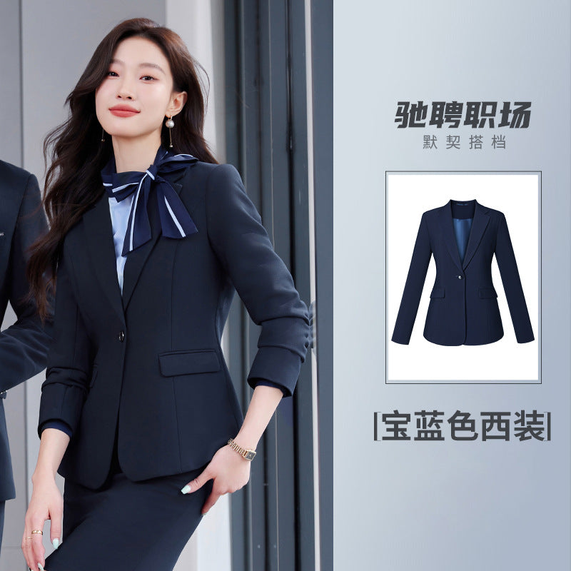 Toni Suit Self-Designed Factory Professional Attire Men's and Women's Suits Professional Attire Temperament Formal Wear Cross-Border Formal Wear Wholesale Dropshipping