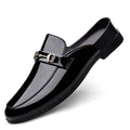 Cross-Border Large Size Men's Loafers, 26 Styles, Summer Fashion Trend, Breathable Slip-On Men's Snake Print Half-Slip Loafers