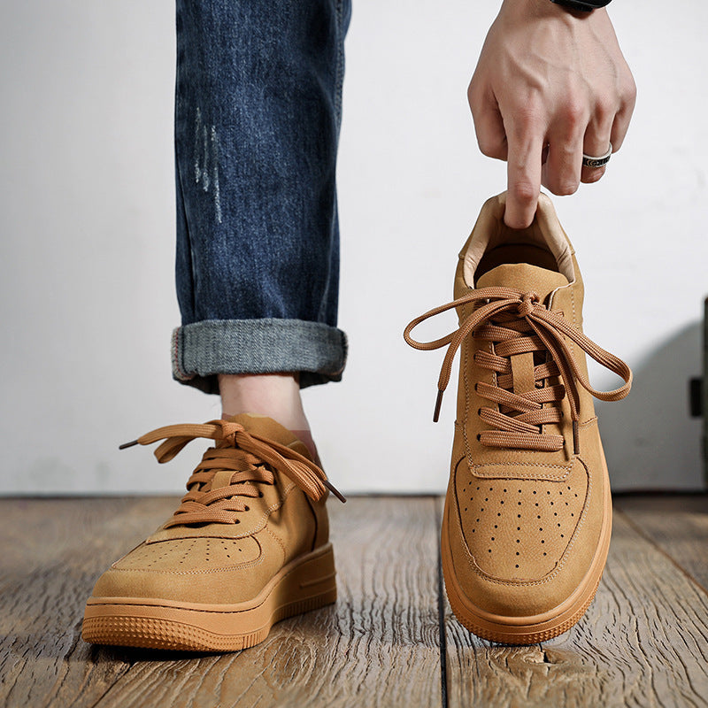 Couple's National Trend Retro Fashion Low-Top Sneakers 2026 Spring New Air Force Outdoor Work Shoes for Men