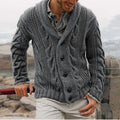 Foreign trade men's sweater men's coat 2024 autumn and winter new fashion men's knitted cardigan men's jacket men