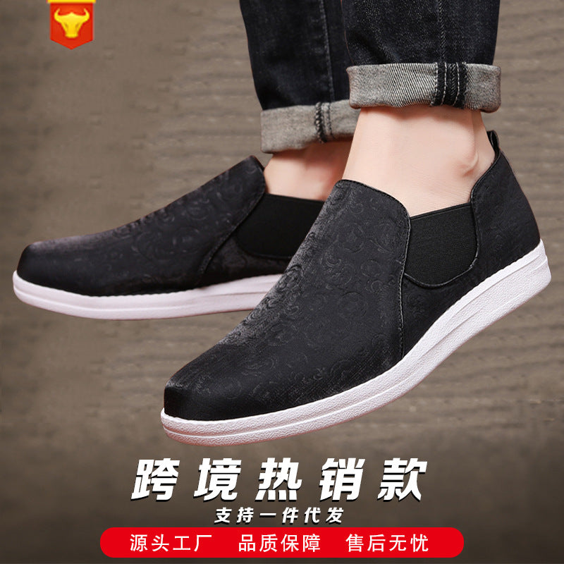 Cross-Border Loafers, Men's Trendy Brand Shoes, Autumn Lazy Slip-On Sneakers, New Men's Casual Shoes, Large Size Wholesale