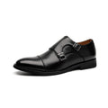 2023 New Style Buckle Business Formal Leather Shoes Men's British Derby Shoes Youth Wedding Shoes 8159-R