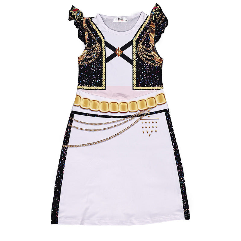 K-Pop Hunter Cosplay Costume Rumi Zoy Mirra Short Skirt Korean Girl Group Children's Stage Performance Costume