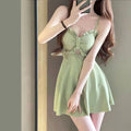 Swimwear Women's Sexy 2025 New Explosive Long-sleeved Conservative Fashion High-grade Slimming Split Hot Spring Swimwear