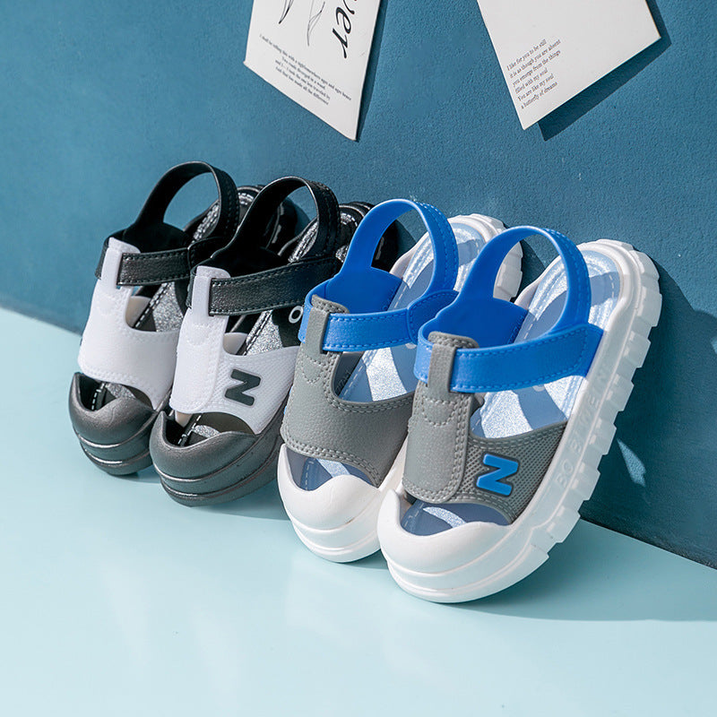 New Children's Sandals Summer Girls Boys Bathroom Home Non-slip Soft Bottom Cartoon Baby Sandals Sandals