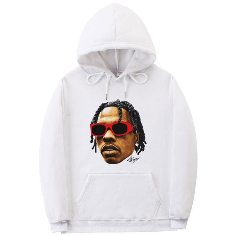 [Cross-border European Code] Rapper Lil Baby Graphic Hoodie Men's